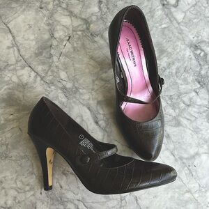 Isaac Mizrahi retro leather pumps size 7